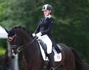 Lauren Asher and De Noir at the 2016 CDI Compiegne :: Photo © Astrid Appels