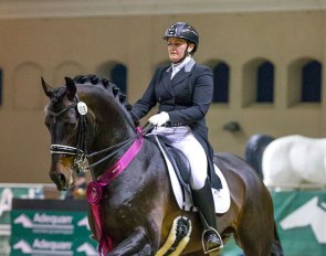 Sara Pocock and Connaisseur at the 2018 CDI-W Del Mar :: Photo © Terri Miller