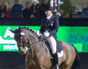 Kathleen Raine on Breanna at the 2018 CDI-W Del Mar :: Photo © Terri Miller