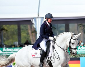 Diane Creech and Robbie W at the 2018 CDI-W Wellington :: Photo © Sue Stickle