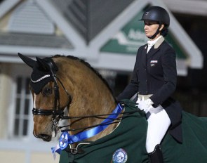 Losos de Muniz and Foco Loco W win the 3* Grand Prix for Kur at the 2018 CDI Wellington :: Photo © Astrid Appels