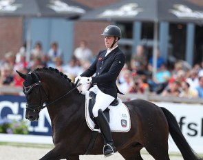 Fior at the 2017 World Young Horse Championships :: Photo © Astrid Appels