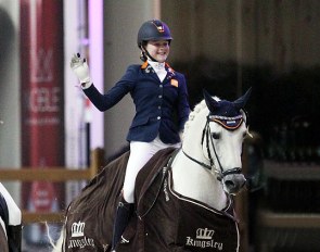 Micky Schelstraete and Elin's Noncisdador at the 2018 CDI Lier :: Photo © Astrid Appels