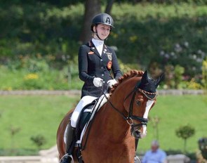Julia Barbian on Der Kleine König at the 2018 Kronberg Preis der Besten Qualifier :: Photo © Mirka Nilkens