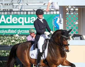 Eliane Cordia-van Reesema and Codiak at the 2018 CDI Wellington :: Photo © Sue Stickle