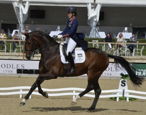 Charlotte Dujardin and Mount St. John Freestyle in action at Bolesworth