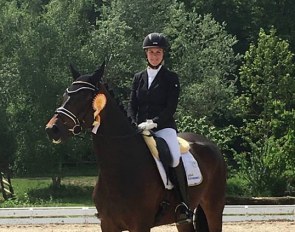 Johanna Wadenspanner and Alouette at the 2018 CDN Ansbach