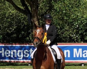 Sonja Ellerbrock and Lavissaro at the 2018 CDN Wedel