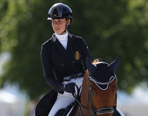 Flore de Vos and Catcher at the 2018 CDIO Compiègne :: Photo © Astrid Appels