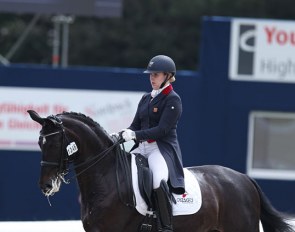 Charlotte Dicker and Sabatini at the 2018 CDIO-PJYR Hagen :: Photo © Astrid Appels