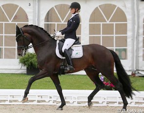 Isabel Freese and Feinrich at the 2018 CDN Hagen Bundeschampionate qualifier :: Photo © LL-foto