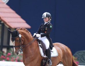 Paulina Holzknecht and Wells Fargo at the 2018 CDIO-PJYR Hagen :: Photo © Astrid Appels