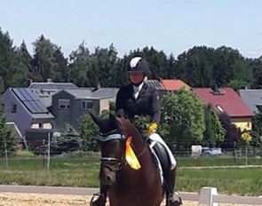 Tina Kage and Quick Step at the 2018 CDN burgstädt