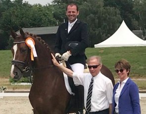 Heiner Schiergen and Dalicanto at the 2018 CDN Langenfeld