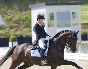 Severo Jurado Lopez and Deep Impact at the 2018 CDIO Uggerhalne :: Photo © Astrid Appels