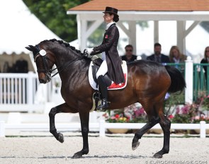 Birgit Wientzek-Plage and the Livanos Family's Robinvale at the 2018 CDIO Compiègne :: Photo © Astrid Appels