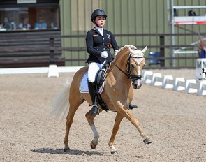 Jana Lang and Cyrill at the 2018 European Pony Championships :: Photo © Equitaris