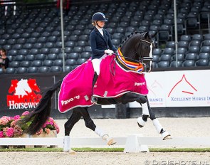 Marieke van der Putten and Jameson RS2 Win the 2018 Pavo Cup Finals for 4-year olds :: Photo © Digishots