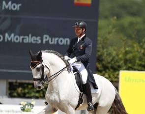 Juan Antonio Jiménez Cobo and Euclides MOR at the 2018 CDI Leudelange :: Photo © Astrid Appels