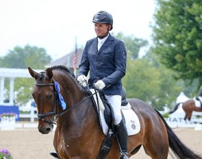 Craig Stanley and Habanero CWS at the 2018 U.S. Young Horse Championships :: Photo © Sue Stickle