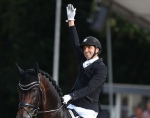 Andreas Helgstrand and Revolution win the 5-yo Finals at the 2018 World Young Horse Championships:: Photo © Astrid Appels