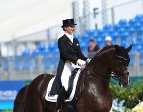 Kristy Oatley and Du Soleil at the 2018 World Equestrian Games :: Photo © Astrid Appels