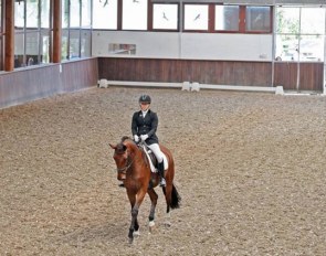 Top Level dressage competition at the 2019 Open Winter Cup at Stable Unikornis near Budapast, Hungary :: Photo © Anett Somogyvári