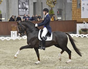 Daniel Bachmann Andersen and Blue Hors Don Olymbrio at the 2018 CDI Randbol :: Photo © Ridehesten