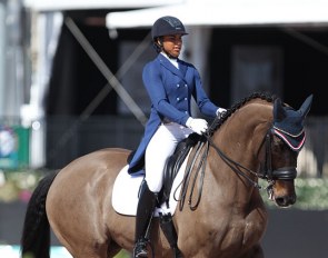 Anna Buffini and Sundayboy at the 2017 CDI Wellington :: Photo © Astrid Appels