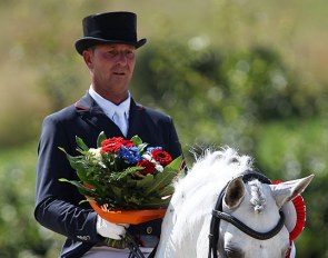 Sascha Schulz and Dragao at the 2018 CDI Leudelange in Luxembourg :: Photo © Astrid Appels