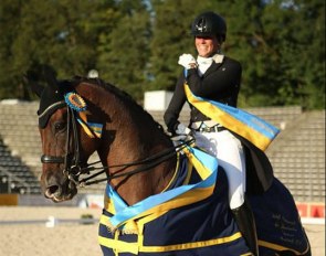 Anke Simon win the 2018 South German Professional Dressage Riders Championships