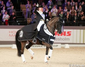Isabell Werth and Weihegold are number one at the 2019 CDI-W Neumunster :: Photo © LL-foto