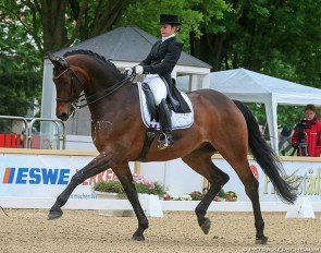 Franziska Stieglmaier and Lukas at the 2016 CDI Donaueschingen :: Photo © Petra Kerschbaum