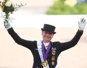 Isabell Werth at the 2018 World Equestrian Games :: Photo © Astrid Appels