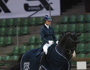 Charlotte Fry and Everdale win the Under 25 Classes at the 2019 CDI Lier :: Photo © Astrid Appels