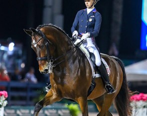 Laura Graves and Verdades at the 2019 CDI-W Wellington :: Photo © Sue Stickle