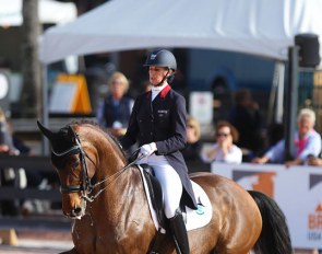 Yvonne Losos de Muniz and Aquamarijn at the 2019 CDI Wellington :: Photo © Astrid Appels