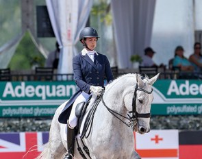Anna Marek and Einstein JP at the 2019 CDIO Wellington :: Photo © Sue Stickle