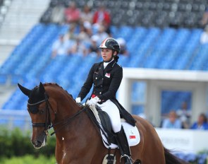 Caroline Chew and Tribiani at the 2018 World Equestrian Games :: Photo © Astrid Appels