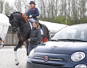 Regina Isachkina wins a Fiat 500 as the grand champion of the 2019 Open Winter Cup in Budapest :: Photo © Anett Somogyvári 