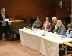 Podium discussion about the future of Swiss Dressage :: Photo © Valeria Streun