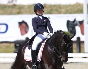 Maja Juul and Grosse Freude at the 2018 CDIO Uggerhalne :: Photo © Astrid Appels