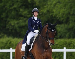 Camille Audo and Behroez at the 2019 CDIO Compiègne :: Photo © Astrid Appels