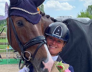 Kristine Möller and Quatre Quarts à l'Orange at the 2019 CDN Frankenthal