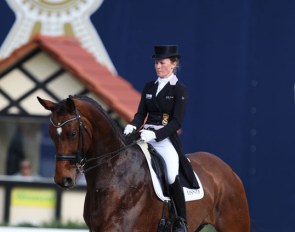 Helen Langehanenberg and Vayron in the Nurnberger Burgpokal class at the 2019 CDI Hagen :: Photo © Astrid Appels