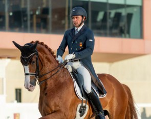 Jordi Domingo and Sonata DSH at the 2019 CDI Segovia :: Photo © Lily Forado