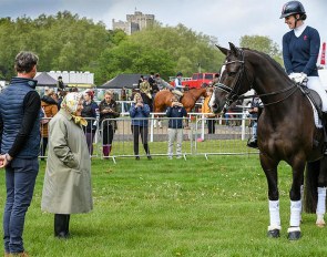 Valegro meets Queen Elizabeth II at the Royal Windsor Horse Show
