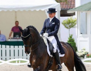 Dorothee Schneider and Showtime at the 2019 German Dressage Championships :: Photo © LL-foto