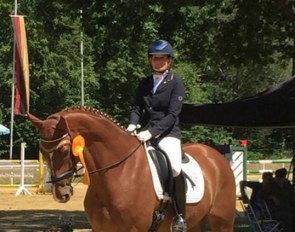 Alexa Engel and Baron Bolligru E at the 2019 CDN Dinslaken
