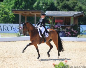Isabell Werth and Don Johnson at the 2019 CDI Fritzens :: Photo © Selene Scarsi